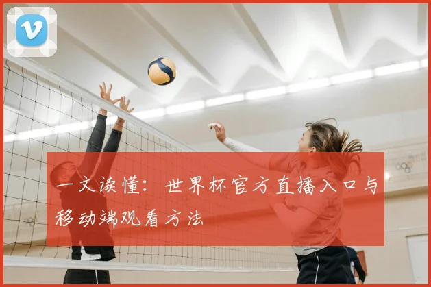 一文读懂:世界杯官方直播入口与移动端观看方法