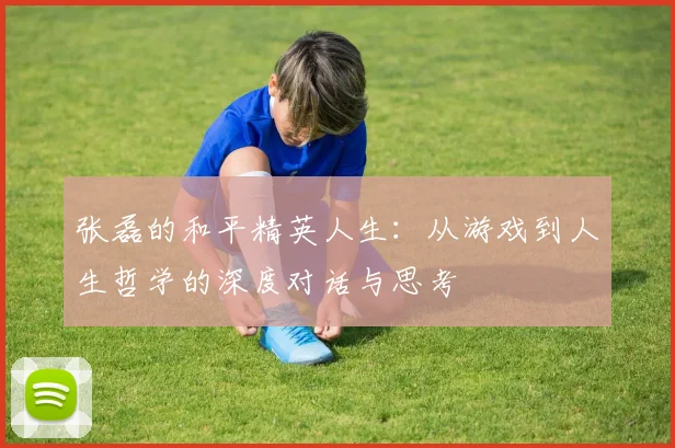 张磊的和平精英人生:从游戏到人生哲学的深度对话与思考