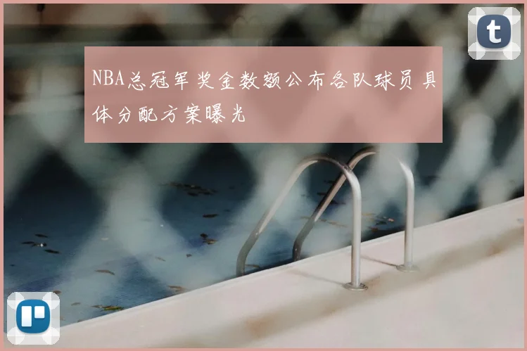 NBA总冠军奖金数额公布各队球员具体分配方案曝光