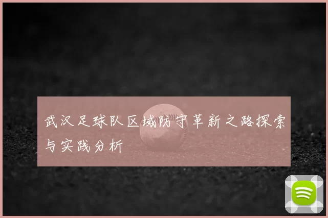 武汉足球队区域防守革新之路探索与实践分析