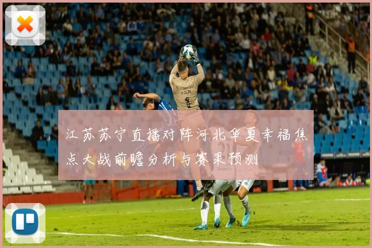 江苏苏宁直播对阵河北华夏幸福焦点大战前瞻分析与赛果预测