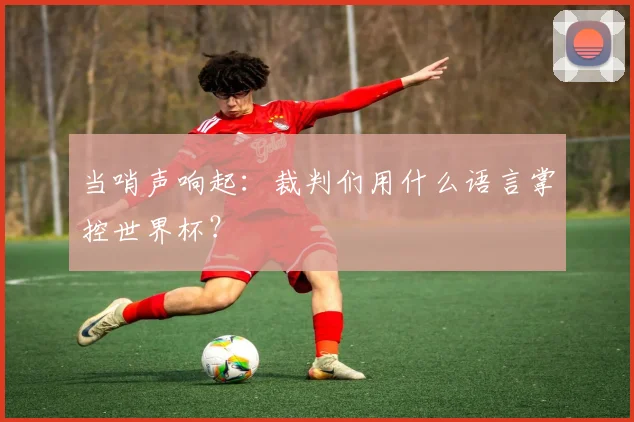 当哨声响起:裁判们用什么语言掌控世界杯?